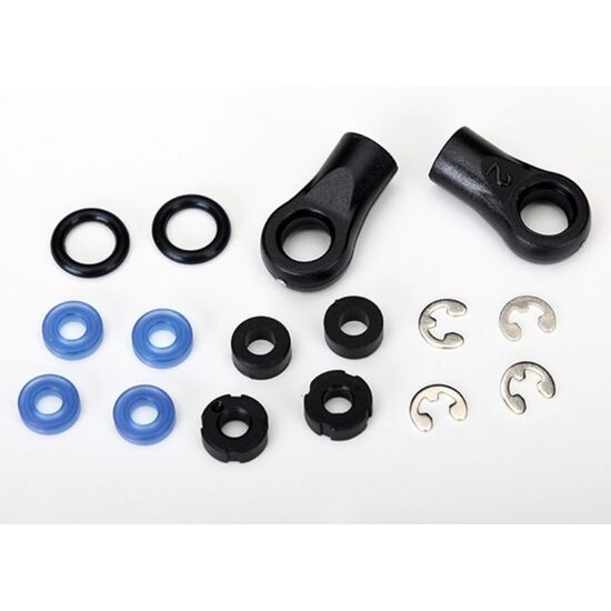 Rebuild kit, shocks (x-rings, o-rings, pistons, bushings, e clips, rod ends, and travel limiters) (X