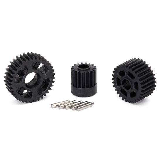 Gear set, transmission (includes 18T, 30T input gears, 36T output gear, 2x10.3 pins (5))