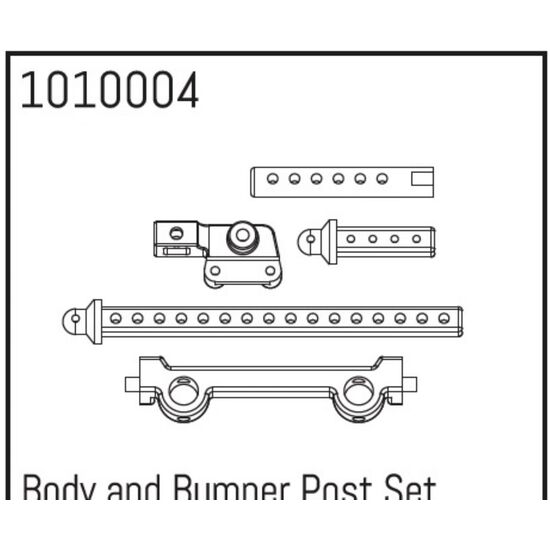Body and Bumper Post Set