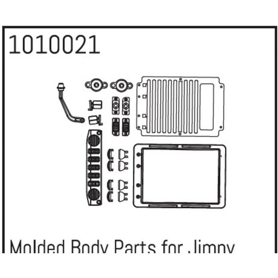 Molded Body Parts for Jimny