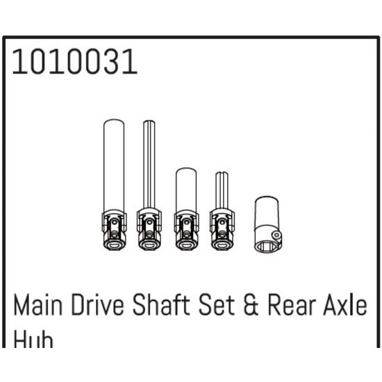 Main Drive Shaft Set & Rear Axle Hub