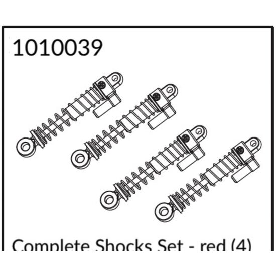 Complete Shocks Set - red (4)