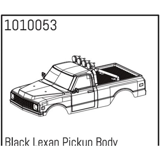 Black Lexan Pickup Body