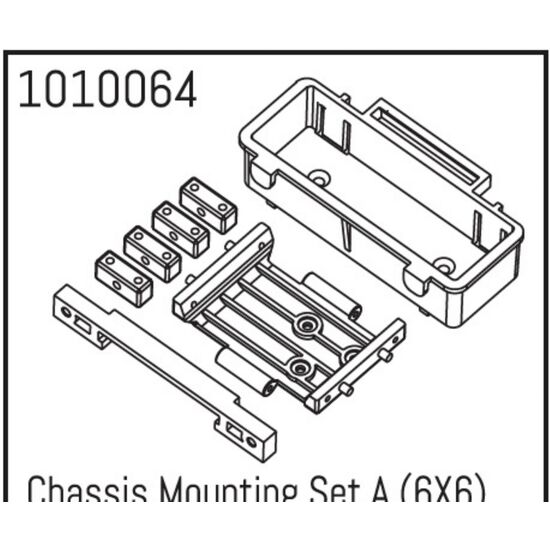 Chassis Mounting Set A ( 6X6 )