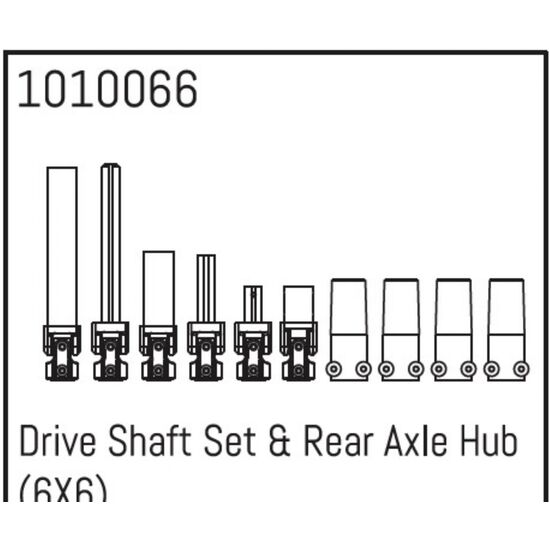 Drive Shaft Set & Rear Axle Hub (6X6)