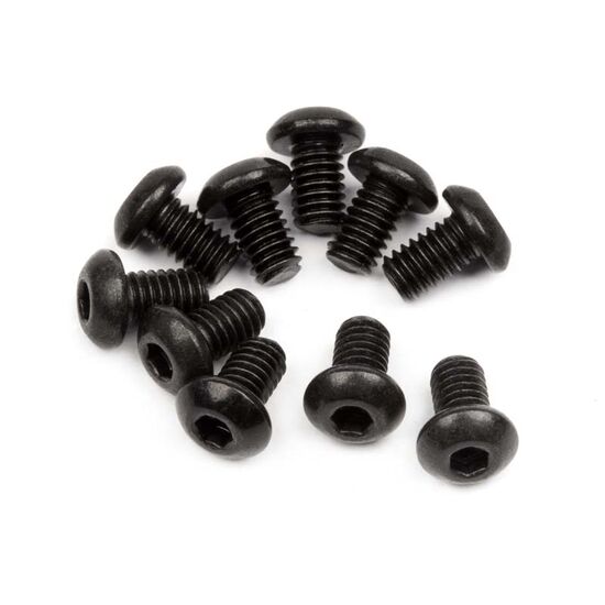SCHRAUBEN M2.5x4mm (HEX SOCKET/10Stk)