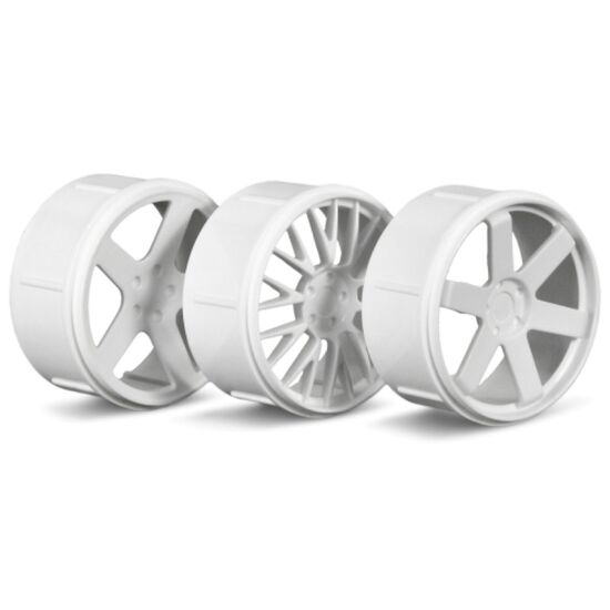 WHEEL SET (WHITE/MICRO RS4)