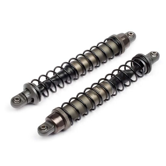 BAJA 5b -  VVC/HD STOSSDÄMPFER-SET (GUNMETAL/127-187mm/2pcs/6mm)