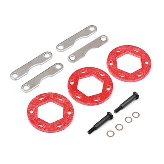 TRIPLE FIBERGLASS BRAKE DISK SET 19X35X2.5MM, 2 image