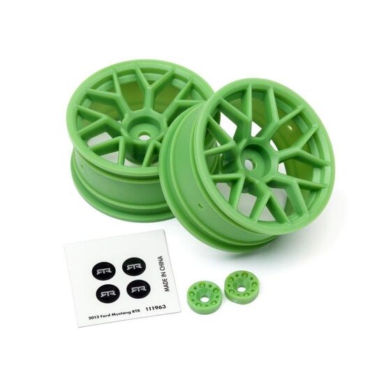 Jantes 26mm RTR verte (6mm offset/2pcs), 3 image