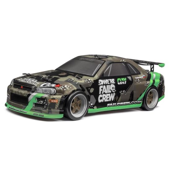 FAIL CREW NISSAN SKYLINE R34 GT-R PRINTED BODY (150MM), 3 image
