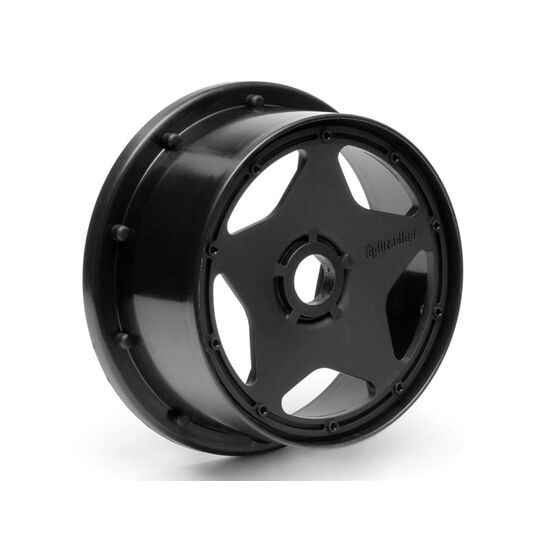 BAJA 5B - SUPER STAR WHEEL BLACK (120X60MM/2PCS), 2 image