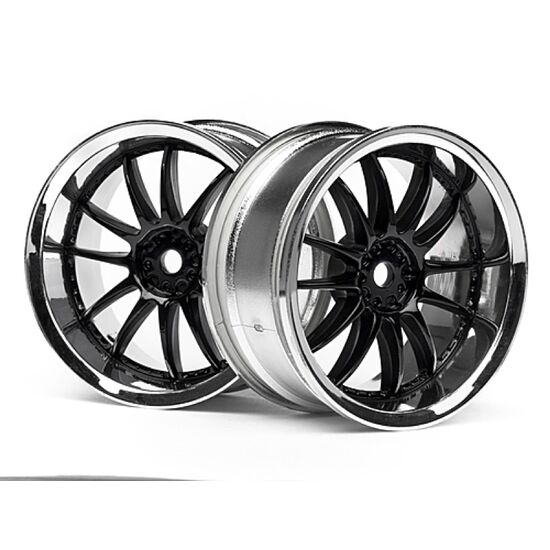 JANTES WORK XSA 02C 26mm CHROME/NOIR (3mm OFFSET)