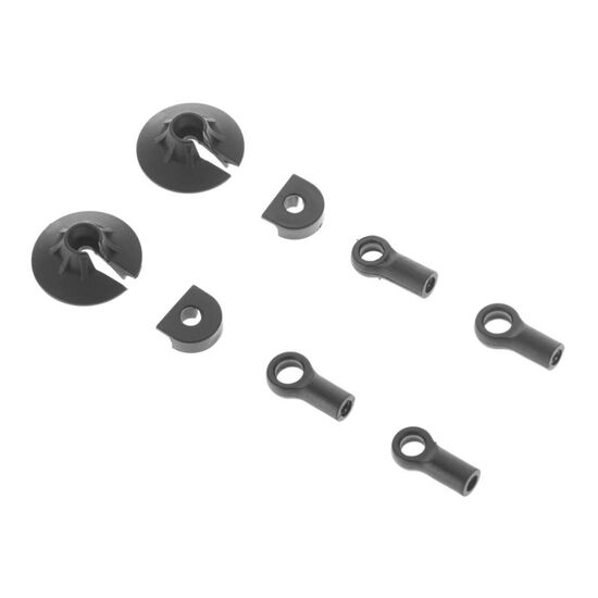 Shock Rod End Set Nero (2)