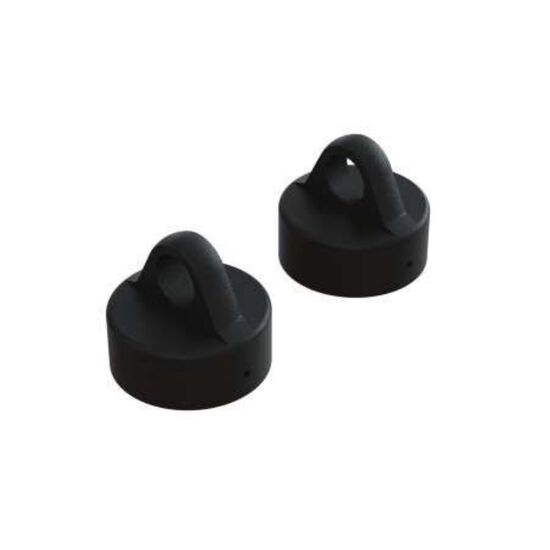 Aluminum Shock Cap (Black) (2)