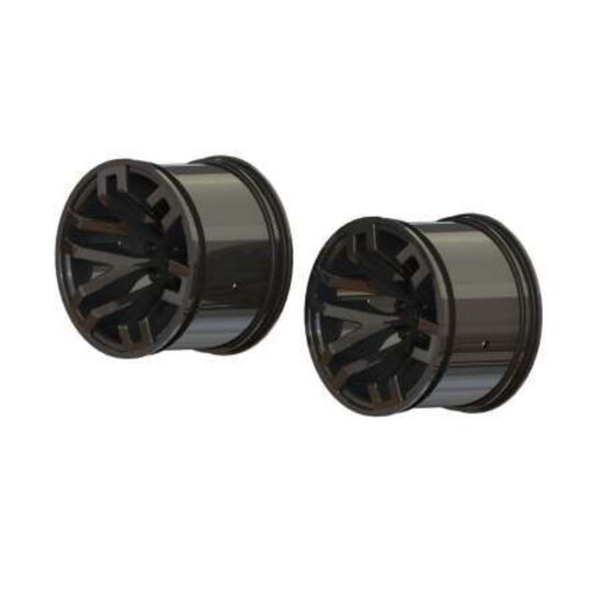 MT 2.8 Wheel 14mm Hex Black Chrome (2 ), 3 image