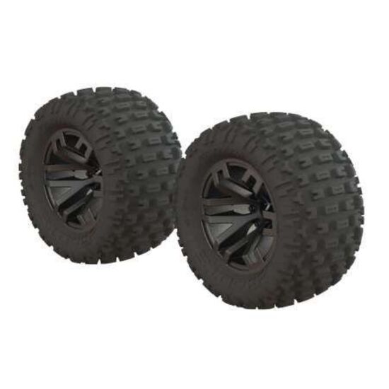Dboots 'Fortress MT' Tire Set Glued G un Metal (2), 2 image