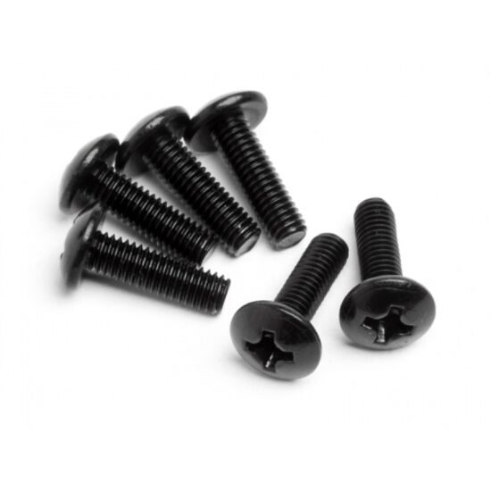 STRADA -  Rundkopfschraube M3x10mm (6