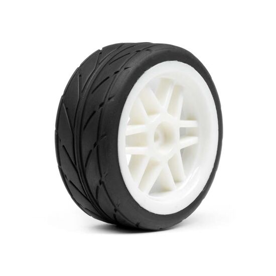 STRADA TC Treaded tyre, white 12 Thick spoke wheel assembly, 2 image
