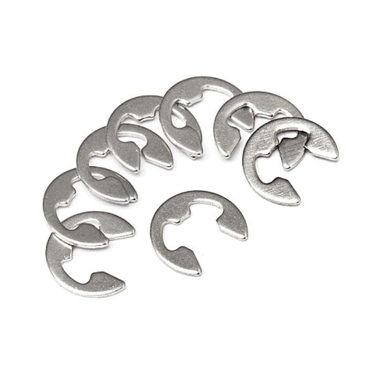 E-Clips 4.0mm 8 Pcs