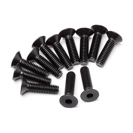 Flat Head Screw M4x16mm 12 Pcs