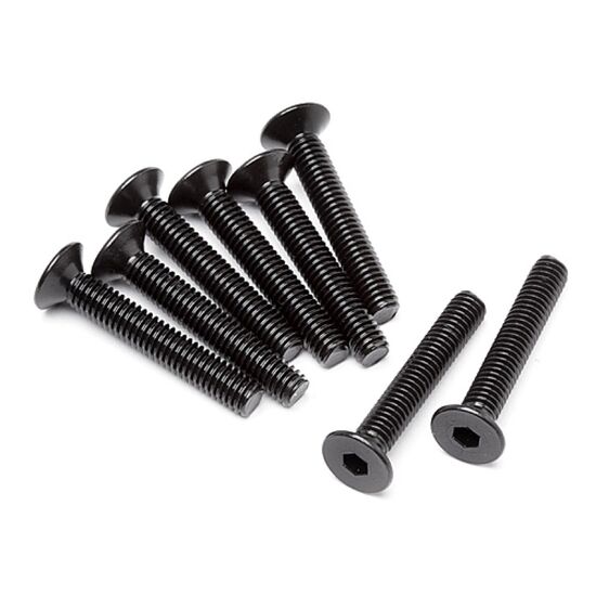 Flat Head Screw M4x25mm 8 Pcs
