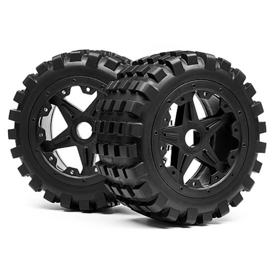 BLACKOUT XB MOUNTED WHEEL AND TYRE SET (REAR) PR