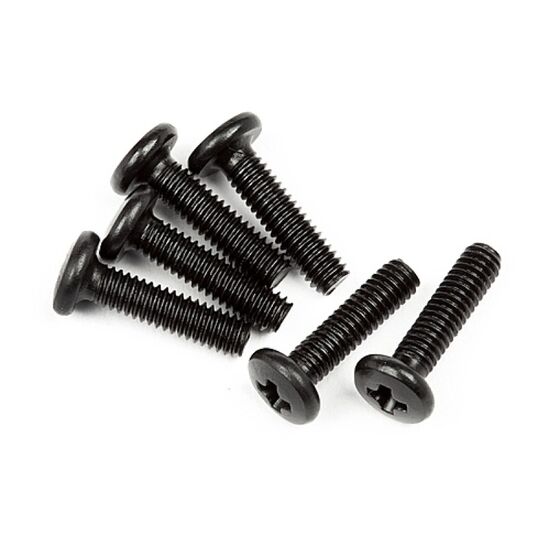 Button Head Screw M2.5 x 10mm 6Pcs