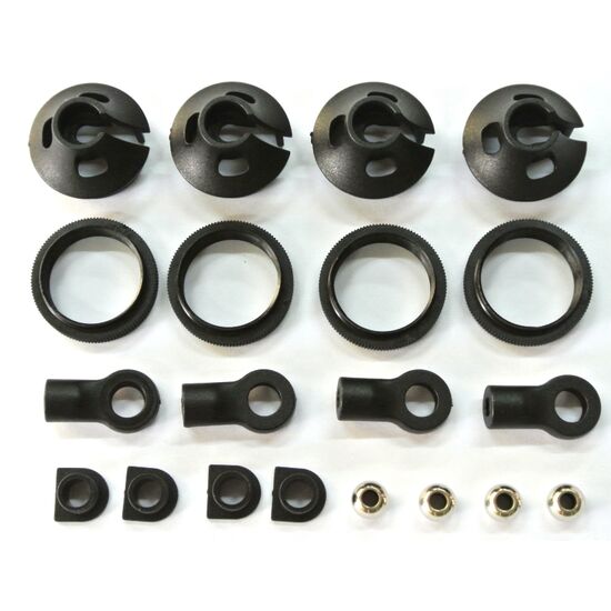 Shock End/Shock Spring Retainer set (1/8 ACCEL/HELIOS)
