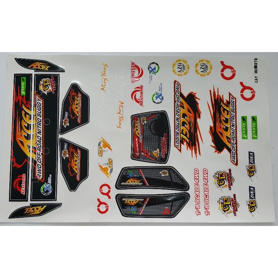 Body Decal (1/8 ACCEL)