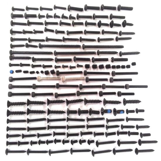 Screw sets for chassis(165pcs) (1/8 Helios)