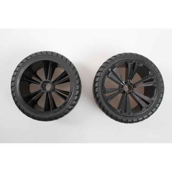 Set 2x Roues avant pour Buggy noir