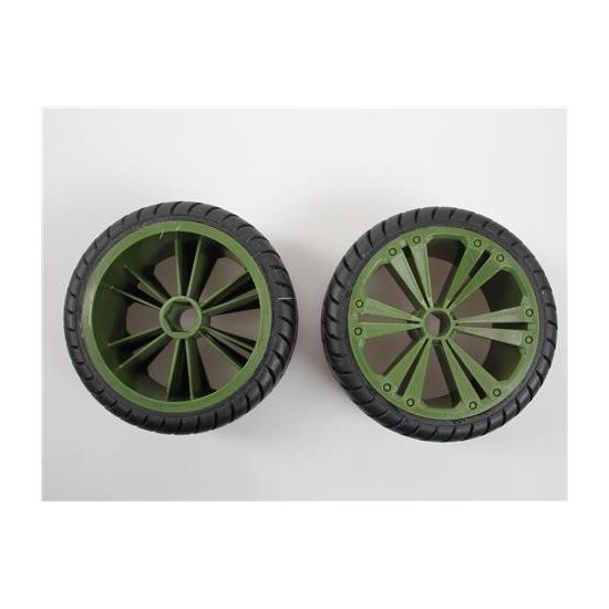 Set 2x roues arrière pour Buggy vert