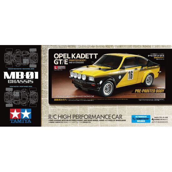 1/10 RC Opel Kadett GT/E corps peint (MB-01), 2 image