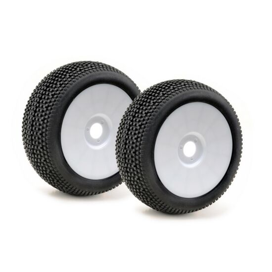 Jeu de roues Buggy Disc  Mini Pin  blanc 1:8 (2), 2 image