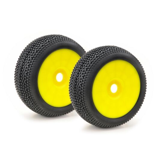 Jeu de roues Buggy Disc  Mini Pin  jaune 1:8 (2), 2 image