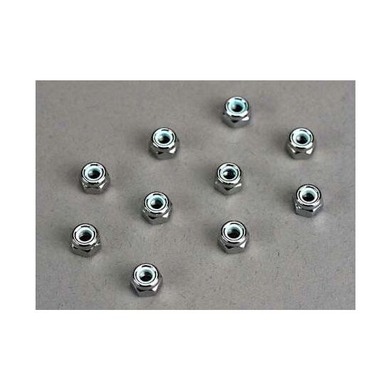 NUTS, 4MM NYLON LOCKING (10)