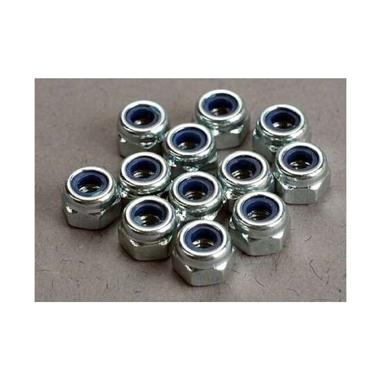 NUTS, 3mm NYLON LOCKING (12)