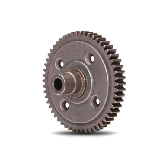 Spur gear, steel, 54-tooth (0.8 metri c pitch, compatible with 32-pitch) (f or center differential)