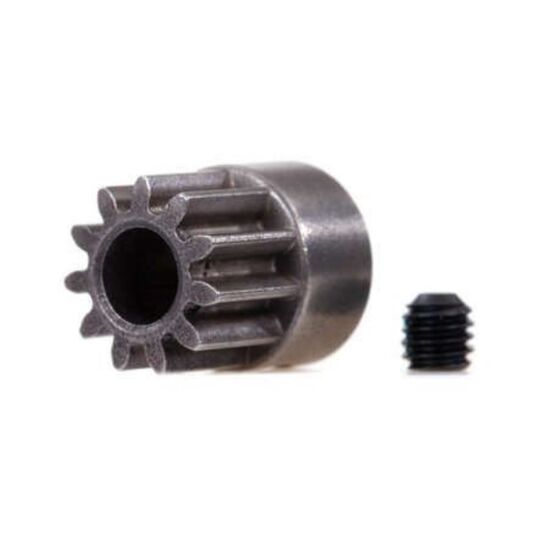 Gear, 11-T pinion (0.8 metric pitch, compatible with 32-pitch) (fits 5mm s haft)/ set screw