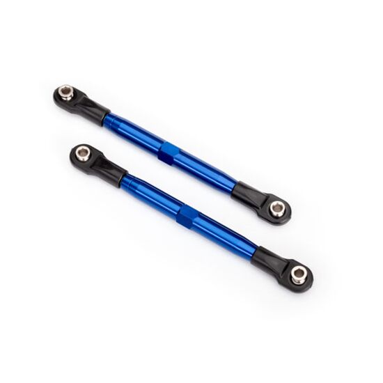 Toe links (TUBES blue-anodized, 7075- T6 aluminum, stronger than titanium) (87mm) (2)/ rod ends, rear (4)/ rod e