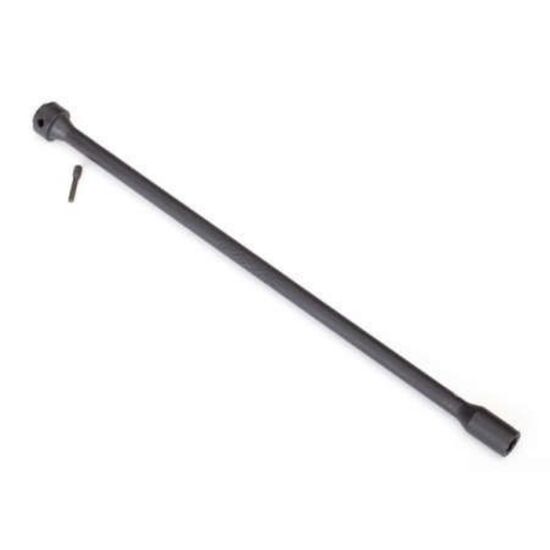 Driveshaft, center, plastic, (black)/ screw pin