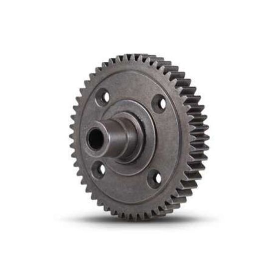 Spur gear, steel, 50-tooth (0.8 metri c pitch, compatible with 32-pitch) (f or center differential)
