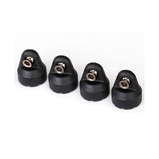 Shock caps (black) (4) (assembled wit h hollow balls)