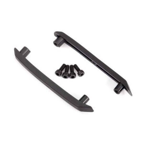 Skid plate, roof (body) (black) (left & right)/ 3x8mm CS (4)