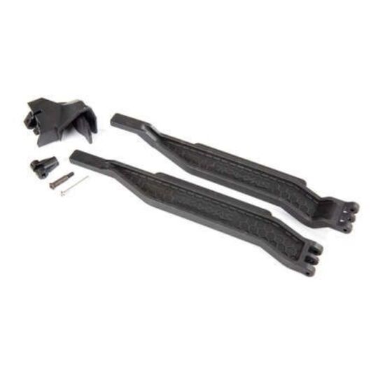Battery hold-down (2)/ battery clip/ hold-down post/ screw pin/ pivot post screw