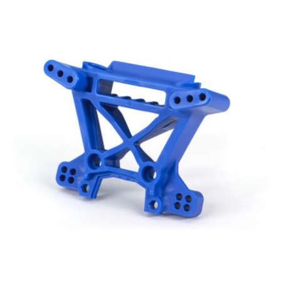 Shock tower, front, extreme heavy dut y, blue (for use with #9080 upgrade k it)