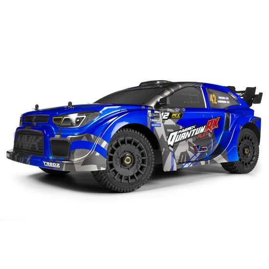 MV150360-QuantumRX Flux 4S 1/8 4WD Rally Car - Blue