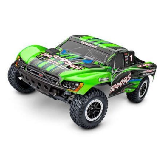 SLASH 1:10 2WD EP RTR GREEN BL-2s Brushless (sans accu et chargeur)