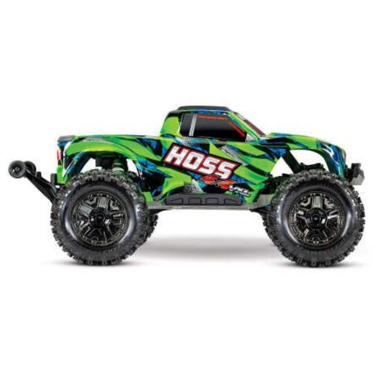 LEM90076-4G-TRAXXAS HOSS VXL-3S 1:10 4WD EP RTR GREEN TQi 2.4GHz BRUSHLESS&nbsp; (sans accu et chargeur)u